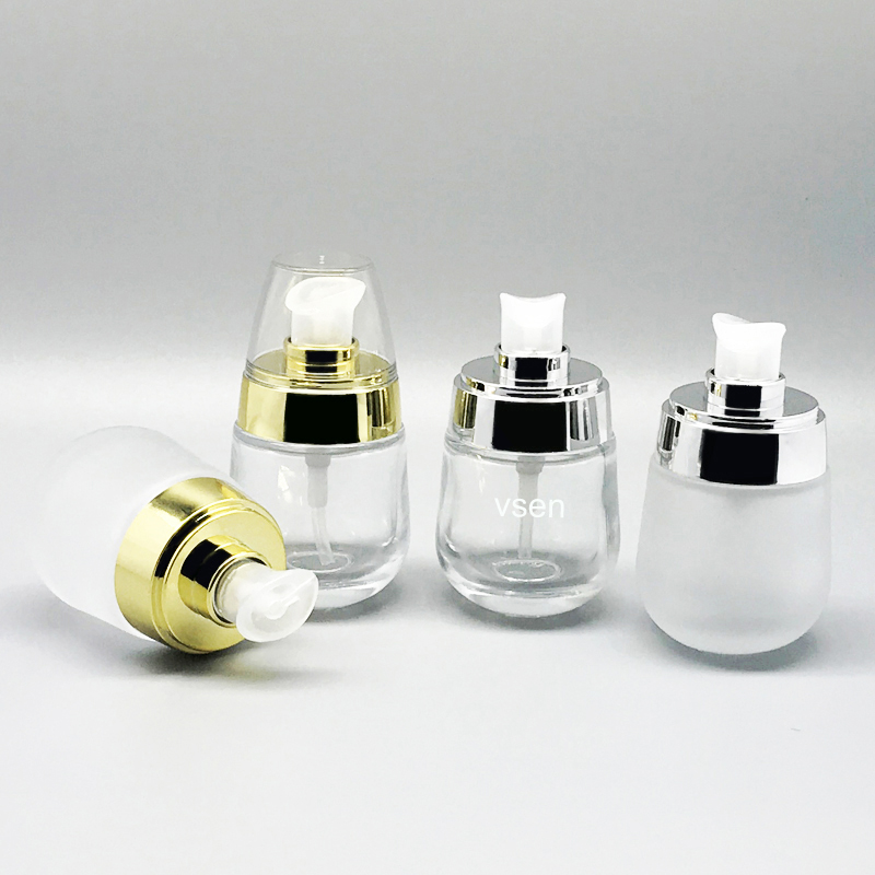 雞蛋瓶透明50g 化妝品精華瓶子30ml  磨砂瓶子批發(圖4)